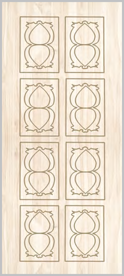 DOOR2001 - Door M-D Melody Veneer