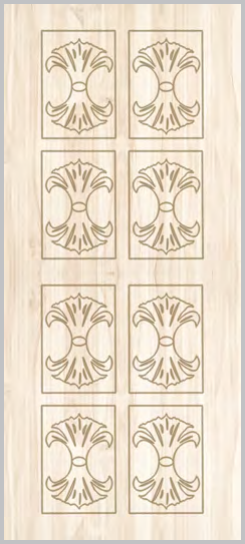 DOOR2004 - Door M-D Ruby Veneer