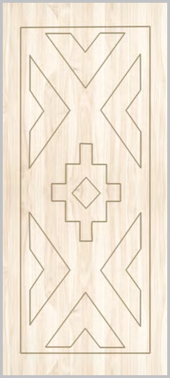 DOOR2007 - Door M-D Parklane Veneer