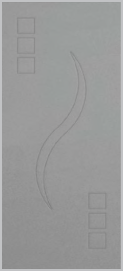 DOOR3007 - Door Grey Wave H-Core