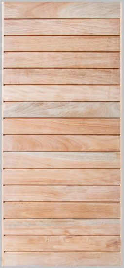 DOOR400 - Door 16 Panel Horizontal Slatted