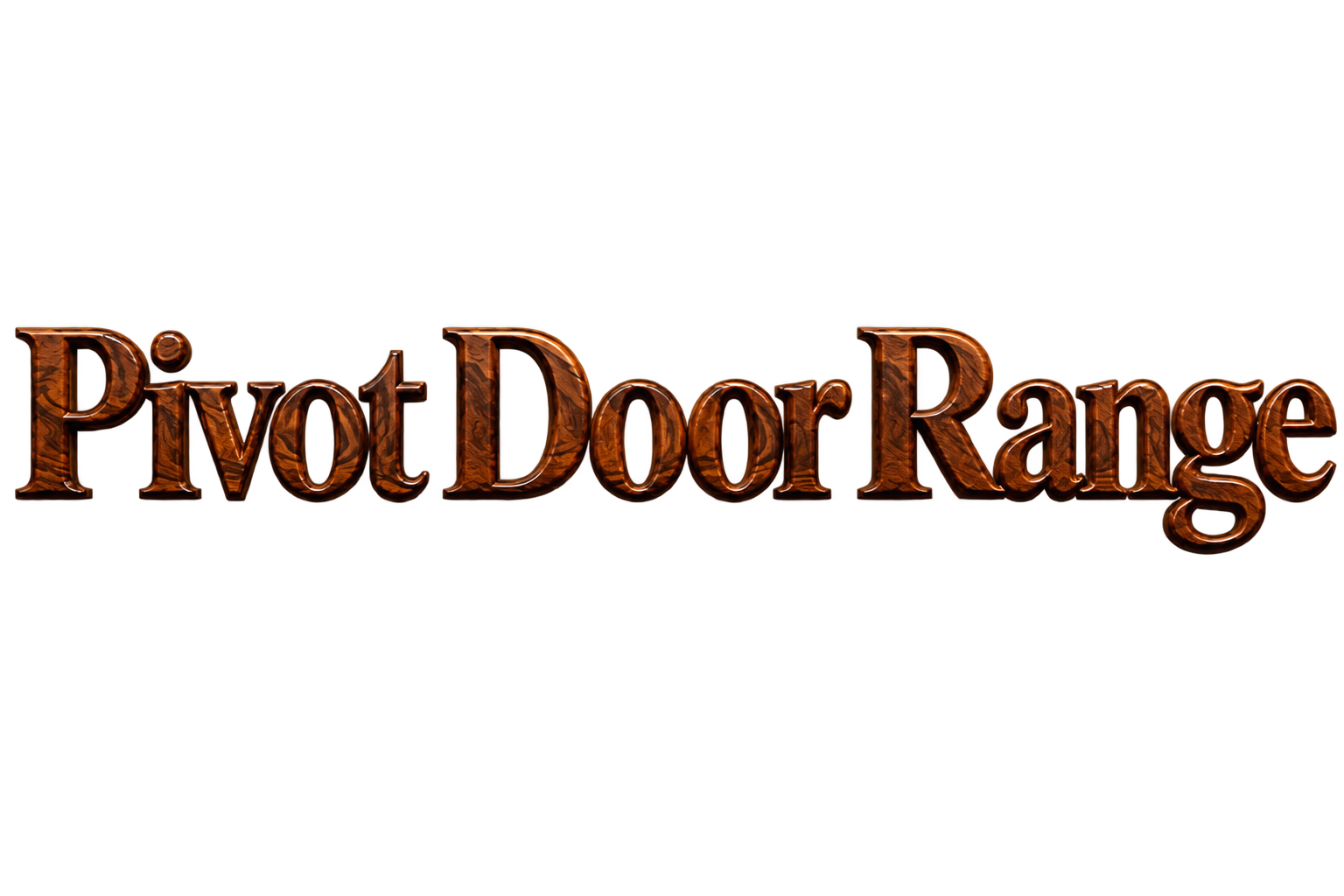 Pivot Foor Range lettering