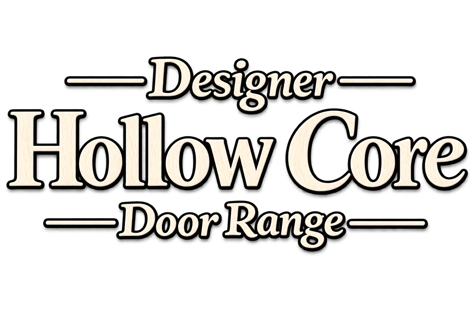 designer hollow core banner
